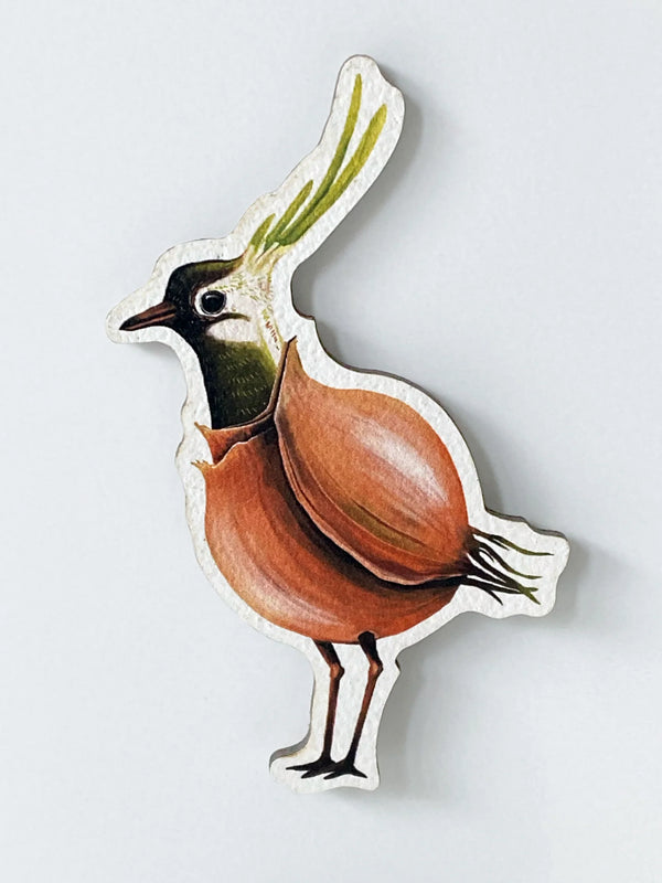 Houten magneet groentevogels – Zwiebitz
