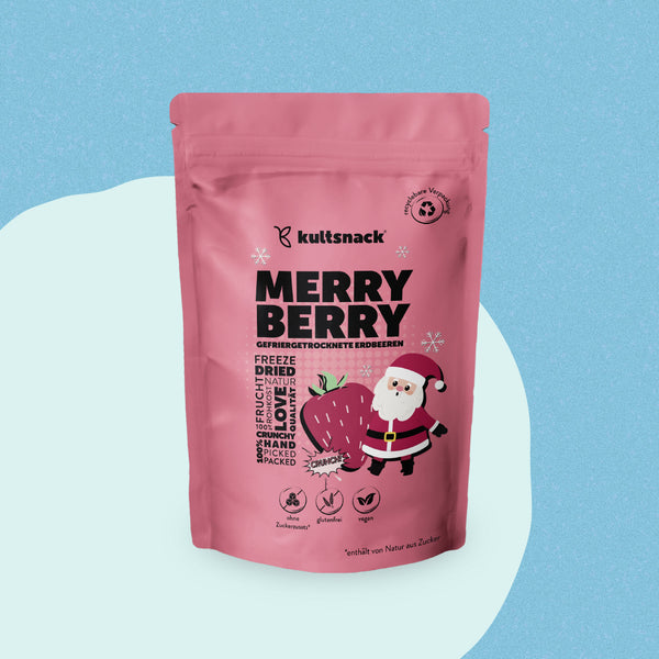 Gevriesdroogde aardbeischijfjes "Merry Berry" (20 g)