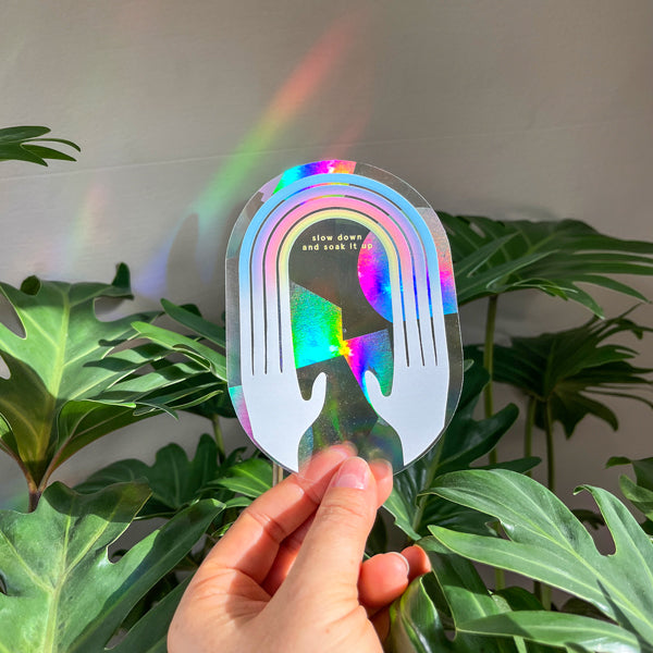 Regenboog stickers